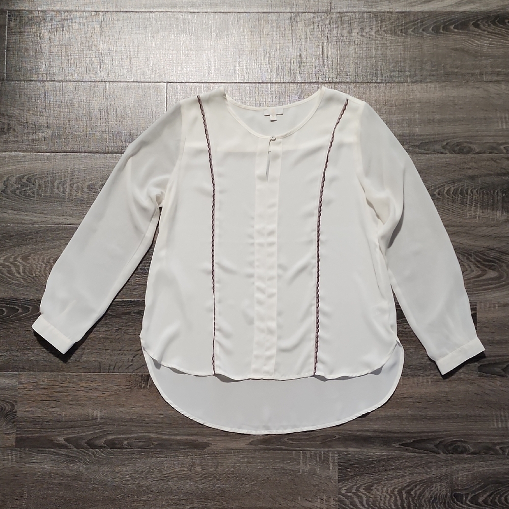 💋 C lace trim Blouse 💋
